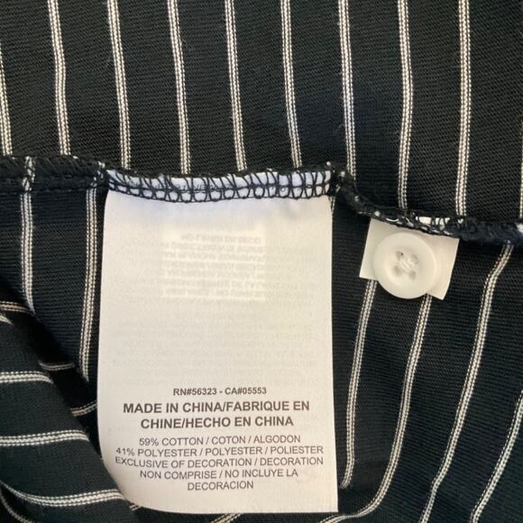 New Mens Nike Black polo striped shirt preppy skater casual business casual sz L - Picture 12 of 15